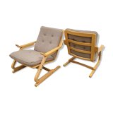 Paire de fauteuils design hollandais, 1970s