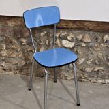 Blue Formica chair 1960