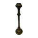 Oriental brass lamppost severe late 19th beautiful patina