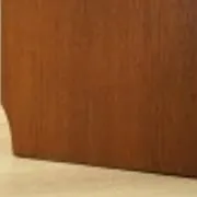 Danish teak veneered bookcase with sliding doors, 1970s