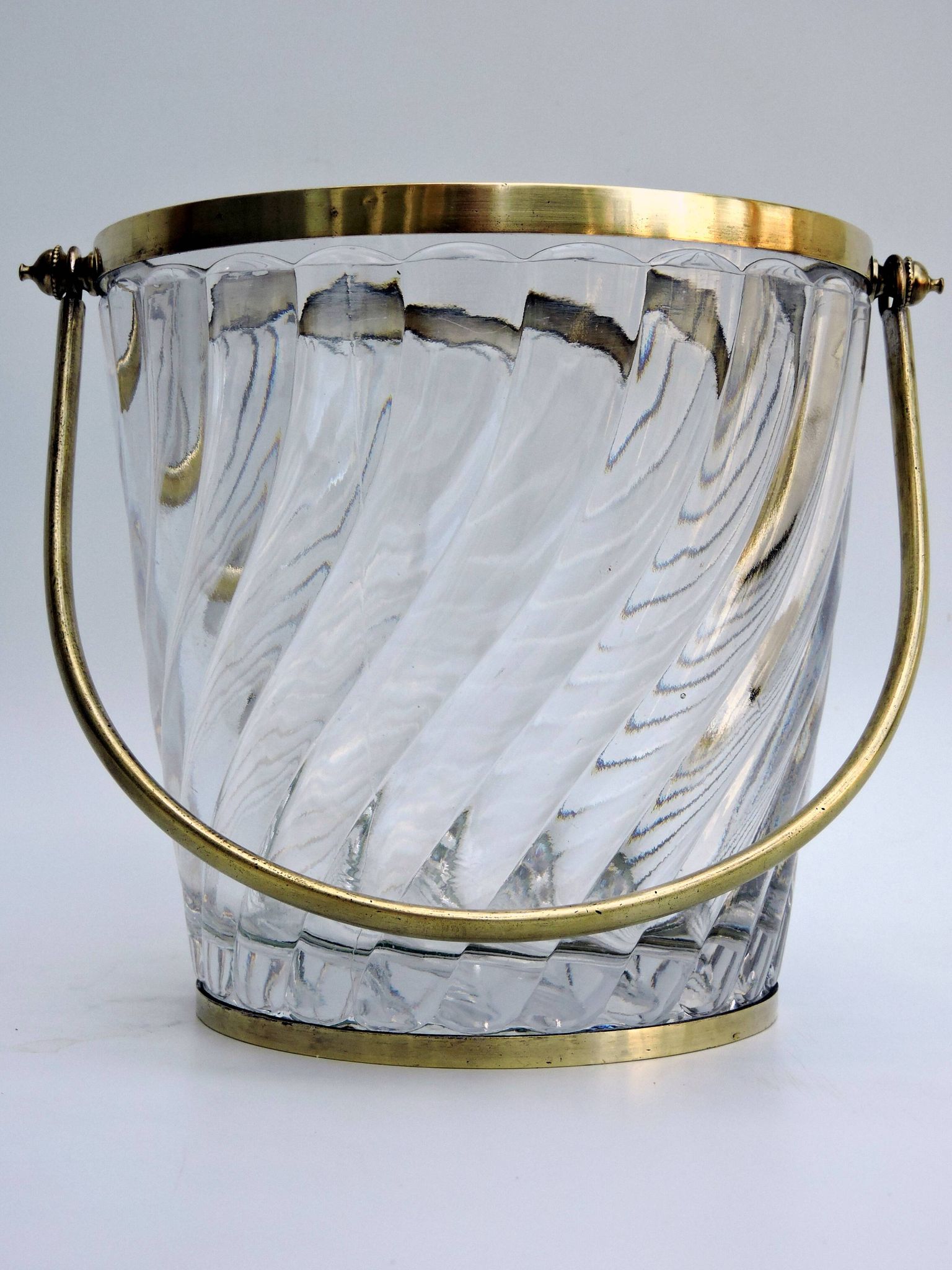Ice bucket, baccarat crystal