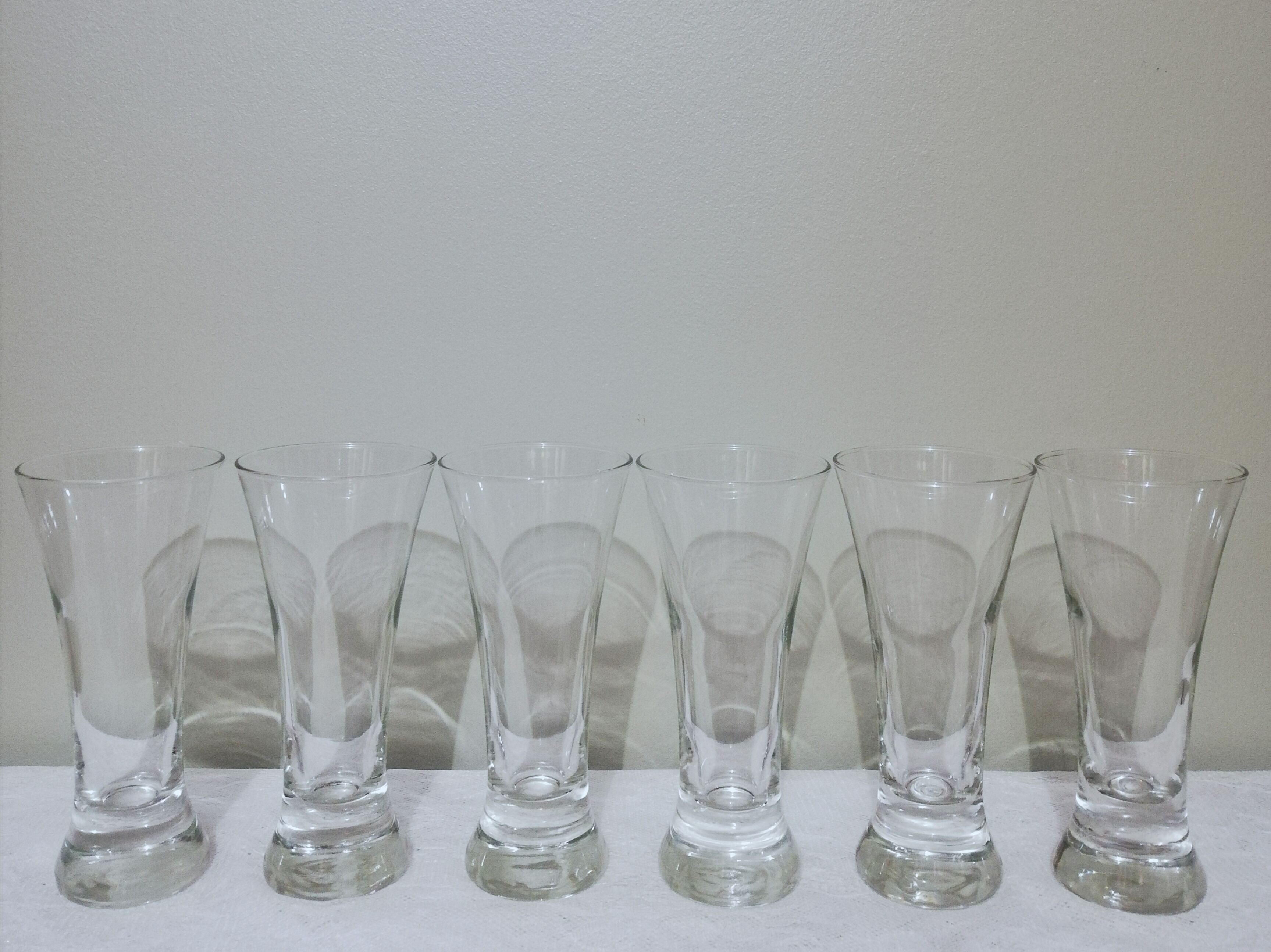 6 verres à pastis bistrot
