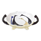 Vintage Saint-Clément flat bowl 1950