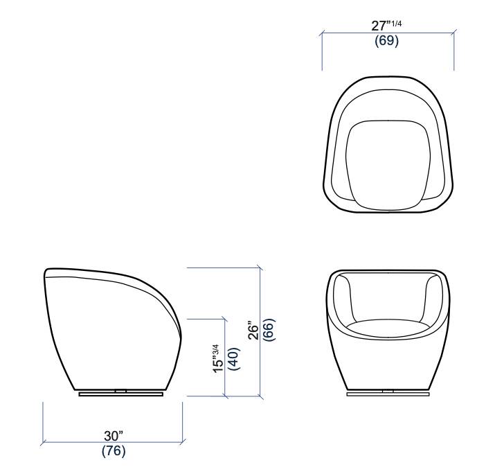 RocheBobois "Edito" armchair