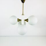 Kaiser Pop Art 4 opaline balls chandelier, 1960s
