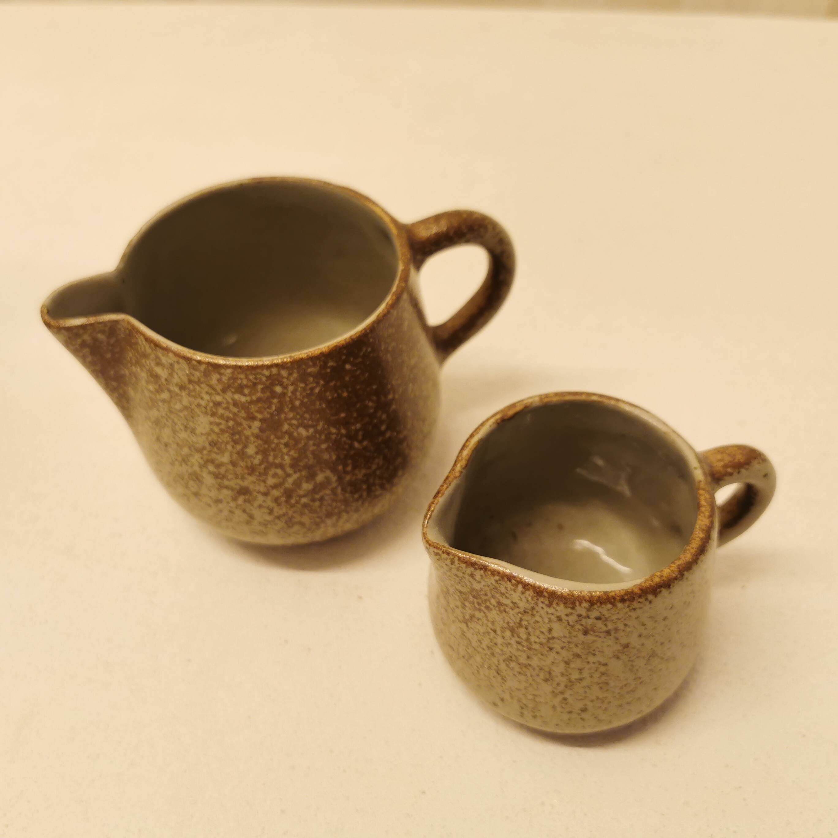 Coffee maker, milk jug and water jug set