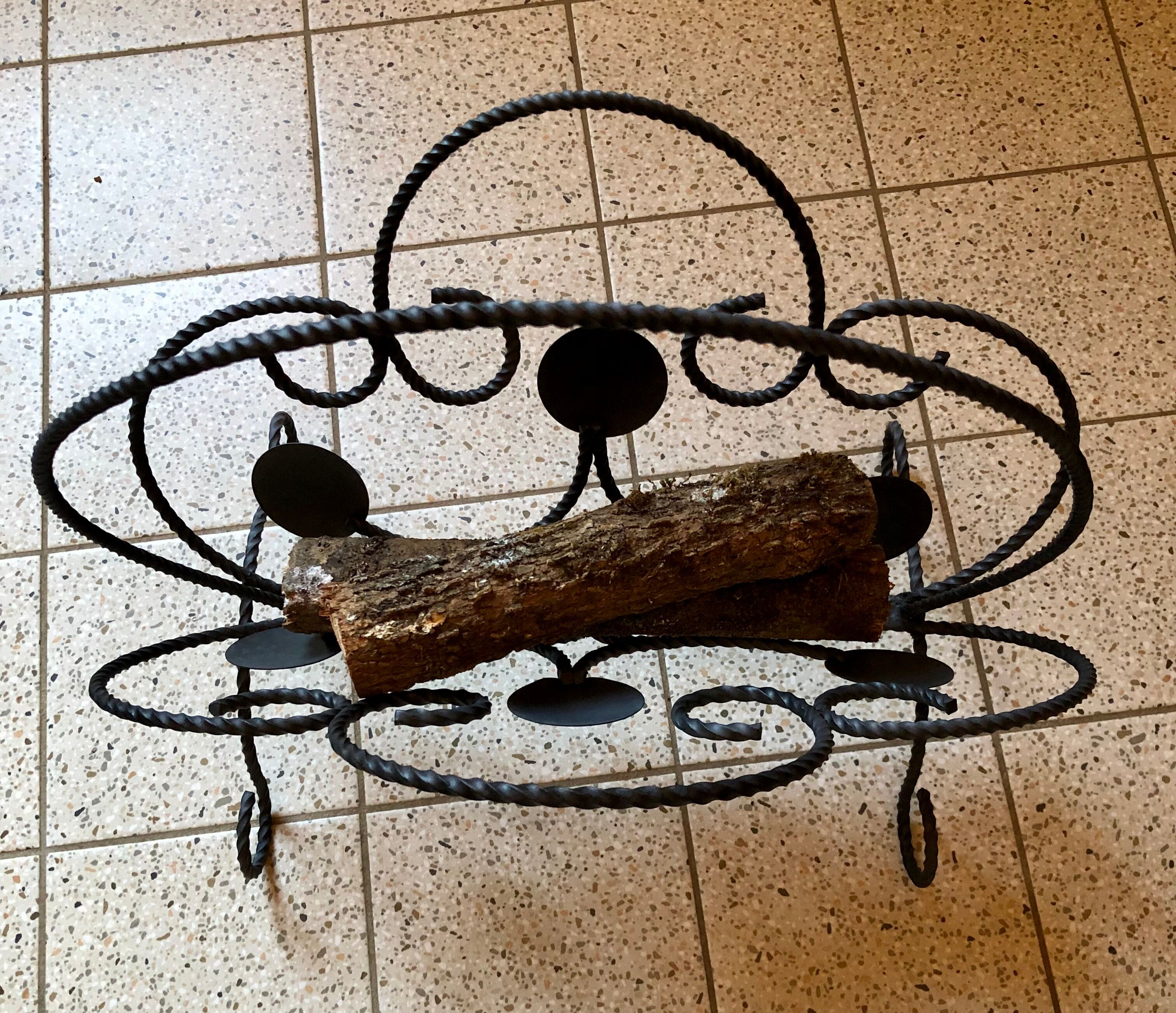 Old log holder or magazines