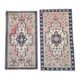 Set of 2 vintage handmade Turkish rugs 55x98 cm