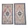 Set of 2 vintage handmade Turkish rugs 55x98 cm