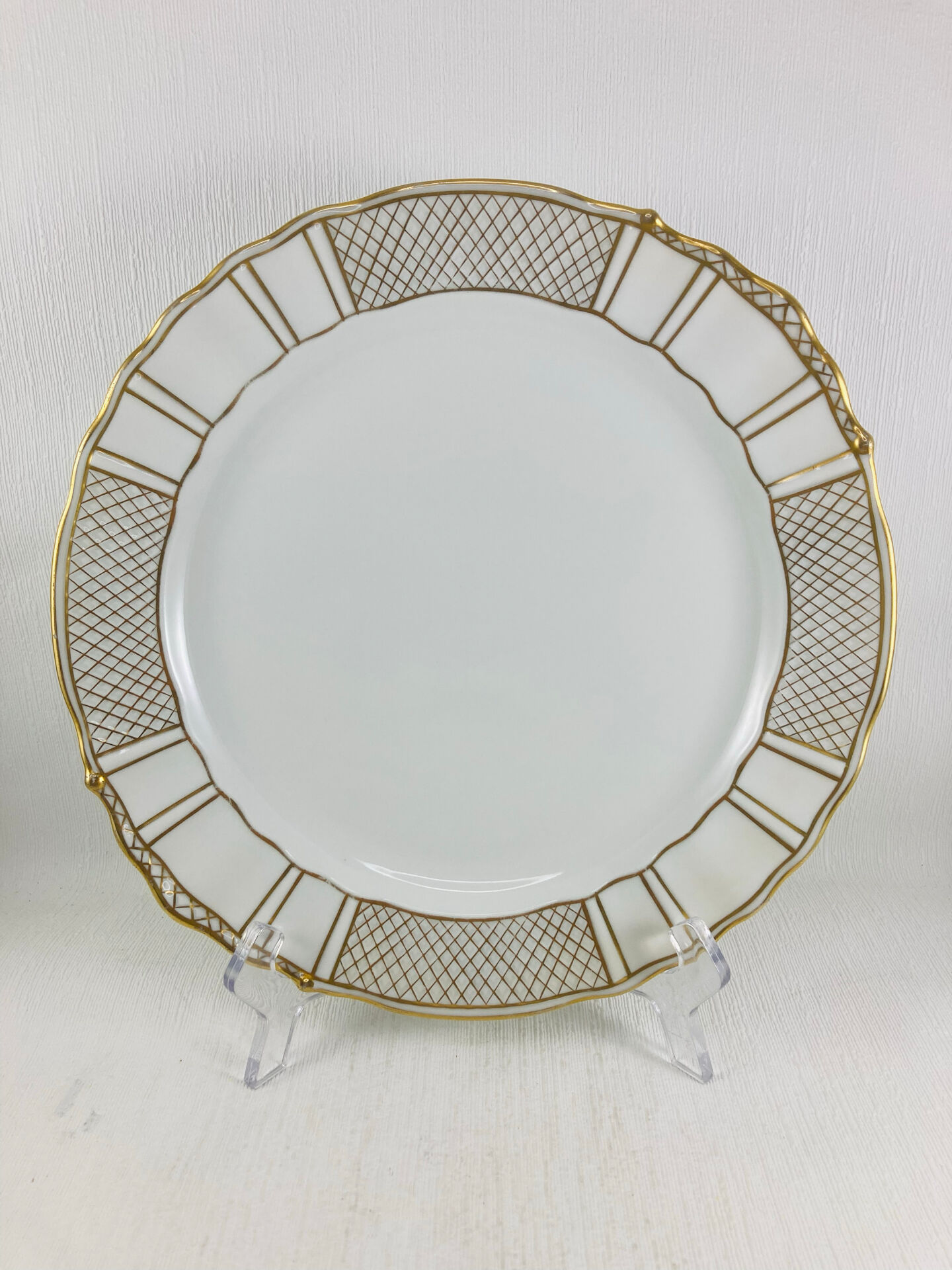 Plat à Gâteaux Rond Bernardaud B&C Service Malmaison (1924) Limoges
