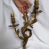 Wall light bronze style Louis XV