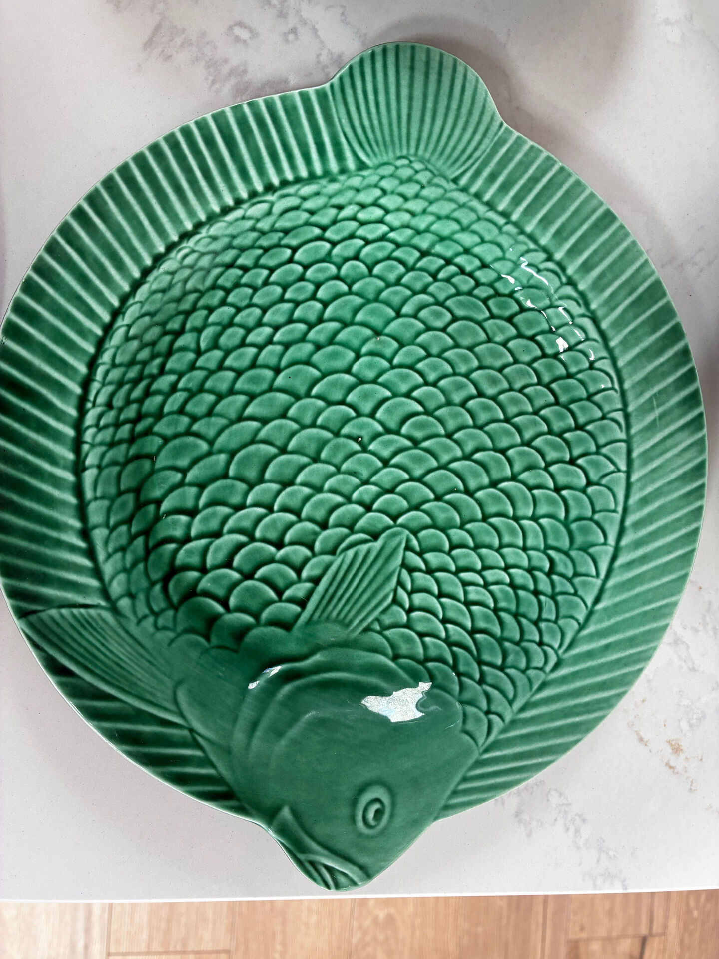 Sarreguemines fish service plates