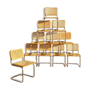 Lot de 10 chaises Cesca