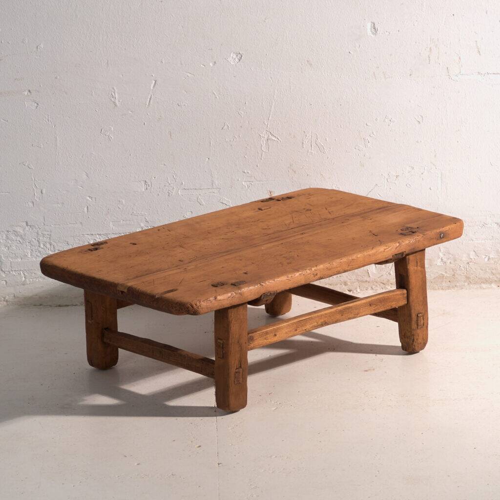 Antique pine coffee table – China, circa 1890