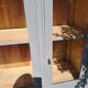 Art Deco 3-door glass bookcase
