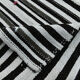 Tapis chanvre noir blanc, 181x223cm