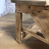 Former wooden workshop step