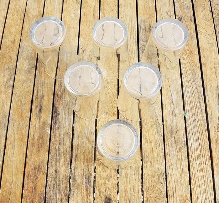 6 Mugs 33 CL Duralex in Transparent Glass Ref 1690