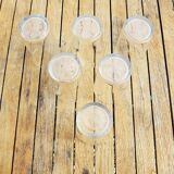 6 Chopes 33 CL Duralex en Verre  Transparent Ref 1690