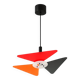A colourful postmodern pendant light, 1990s.