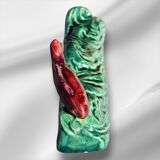 Set of twelve Vallauris majolica ceramic knife rests