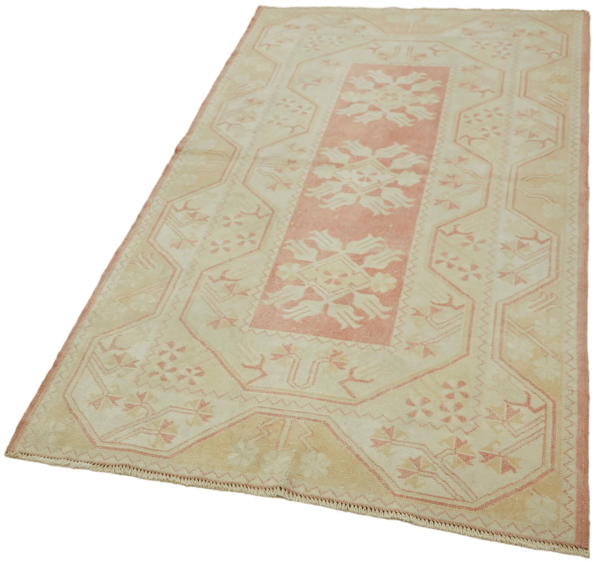 Turkish Vintage Anatolian Rug 116 cm x 212 cm
