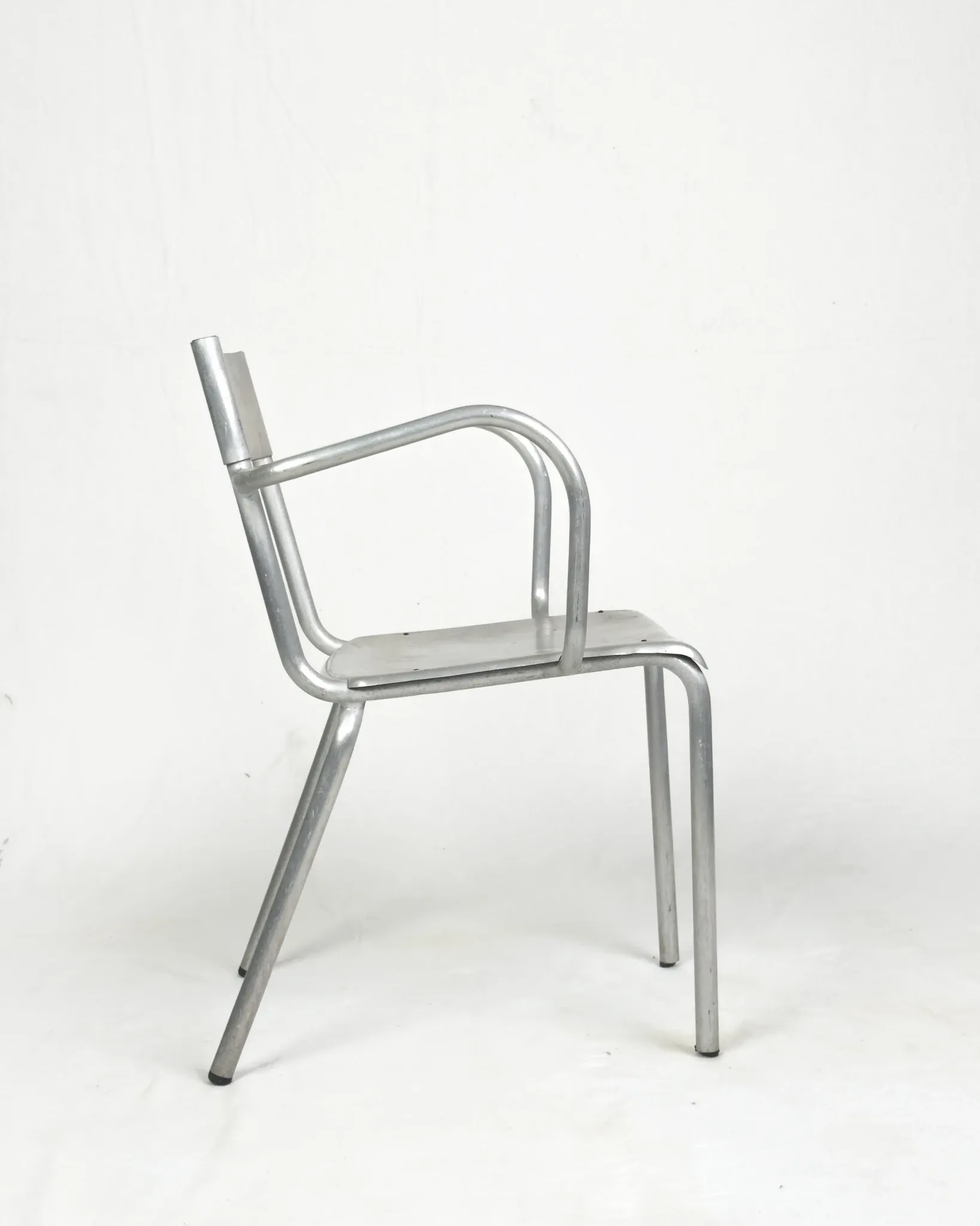 Aluminium armchairs by Castagna, Sale Marasino, Italy, 1930s - set of 2