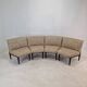 Mid-century round bench in teak Denmark 1960s