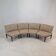 Mid-century round bench in teak Denmark 1960s