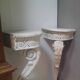Paire de console d angle de style Louis XV