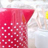 Polka dot pitcher