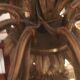 Late 19th century gilt bronze fleur-de-lis chandelier