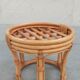 Tabouret en bambou et rotin
