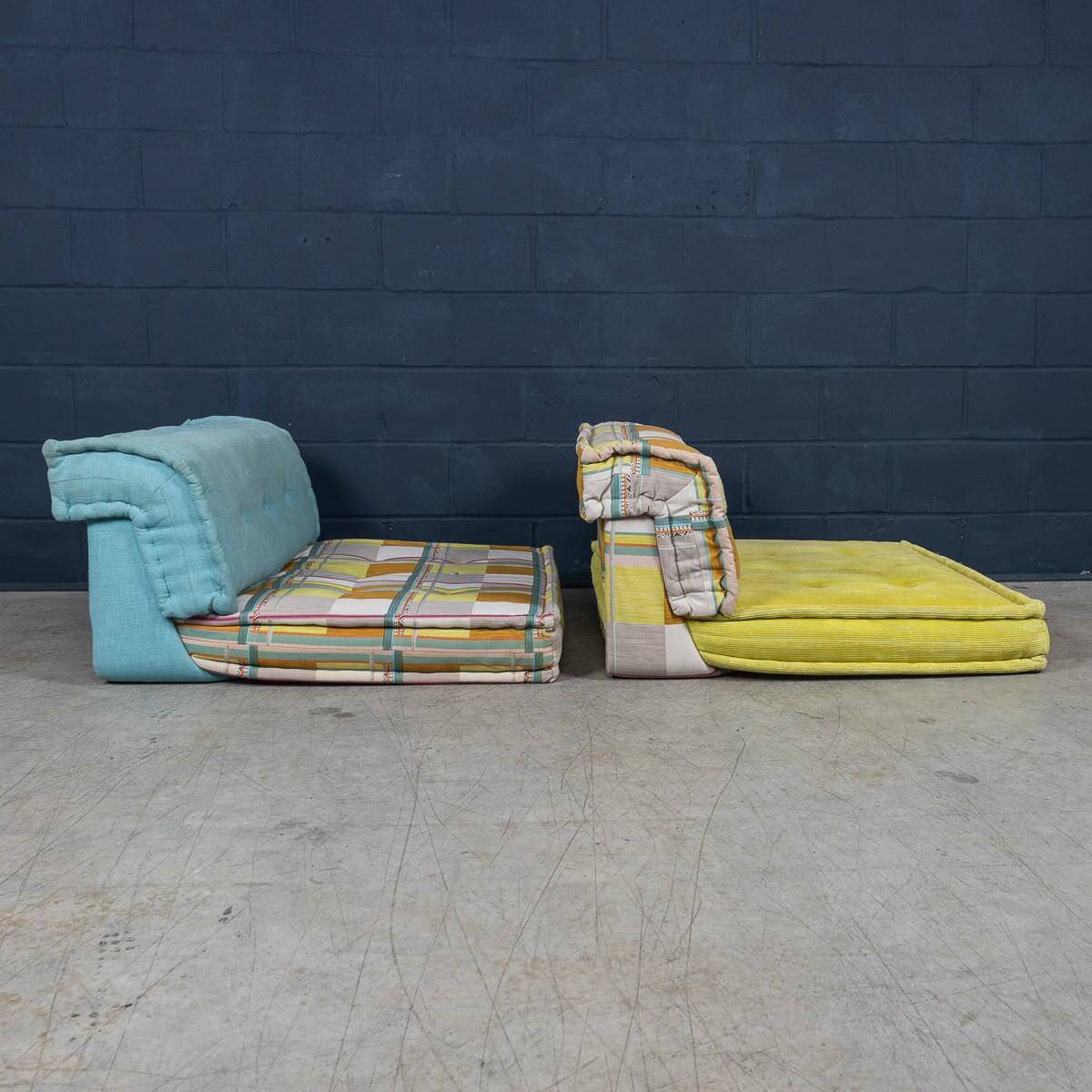 21stc "mah jong" sofa by hans hopfer for roche bobois, france c.2000