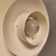 Danish design hanging lamp, from the 80s, produced by Top-Lamper