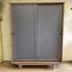 Seventies wardrobe with sliding doors