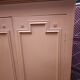 Vintage two-door cabinet with shelves
