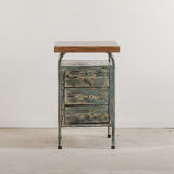Vintage metal drawer unit