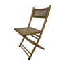 Wooden folding chair