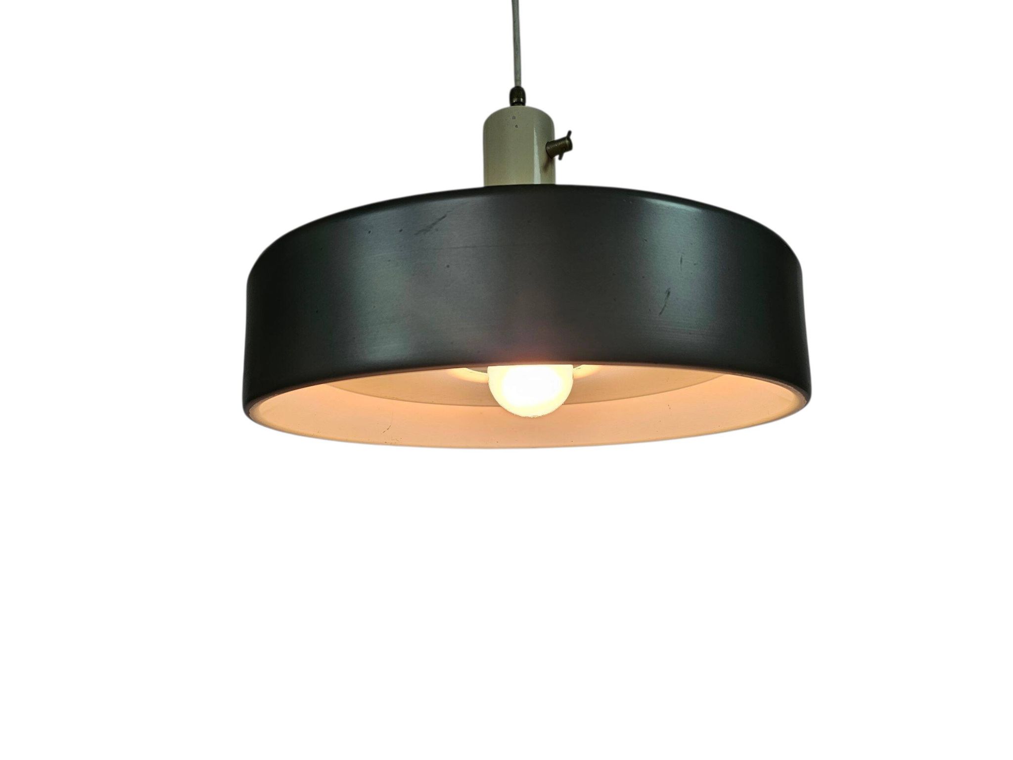 Anvia Almelo - J. Hoogervorst - "modèle 4017" - Lampe suspendue Ufo - anthracite