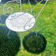 White wrought iron garden furniture