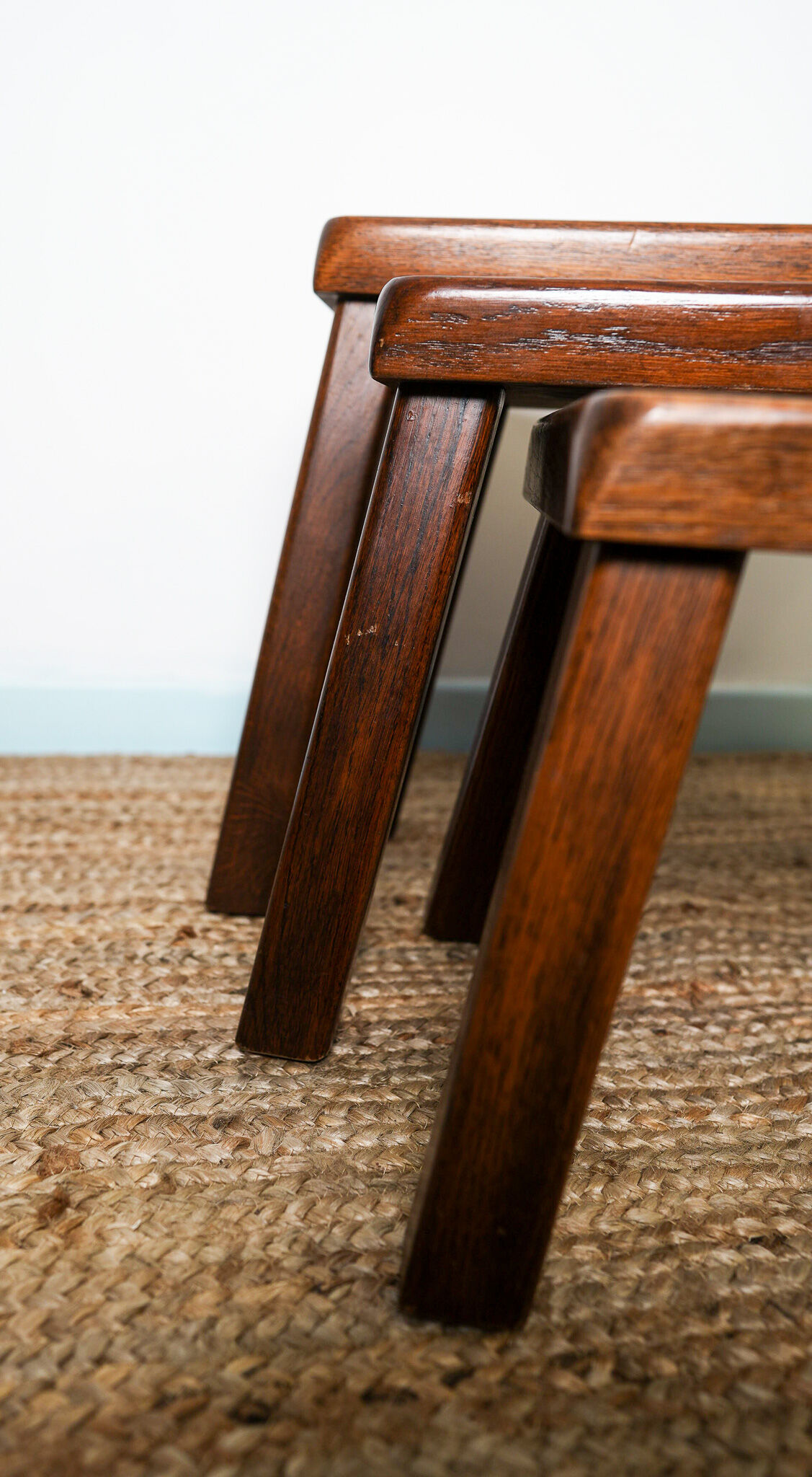 Oak nesting tables
