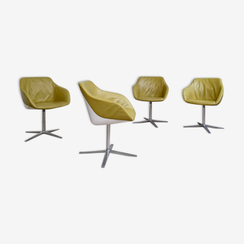 Ensemble de quatre fauteuils par Walter Knoll