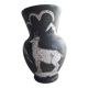 Vintage vase with Alpine decor signed Italy.