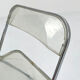 Chaise Plia transparente par Giancarlo Piretti pour Castelli, 1960