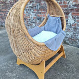 Vintage baby bed designed by Dirk Van Sliedregt for Gebroeders Jonkers, be