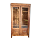 Library 20 years in raw wood