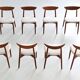Harry Ostergaard set of eight dining chairs teak Randers 1960
