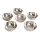 Silver metal cups