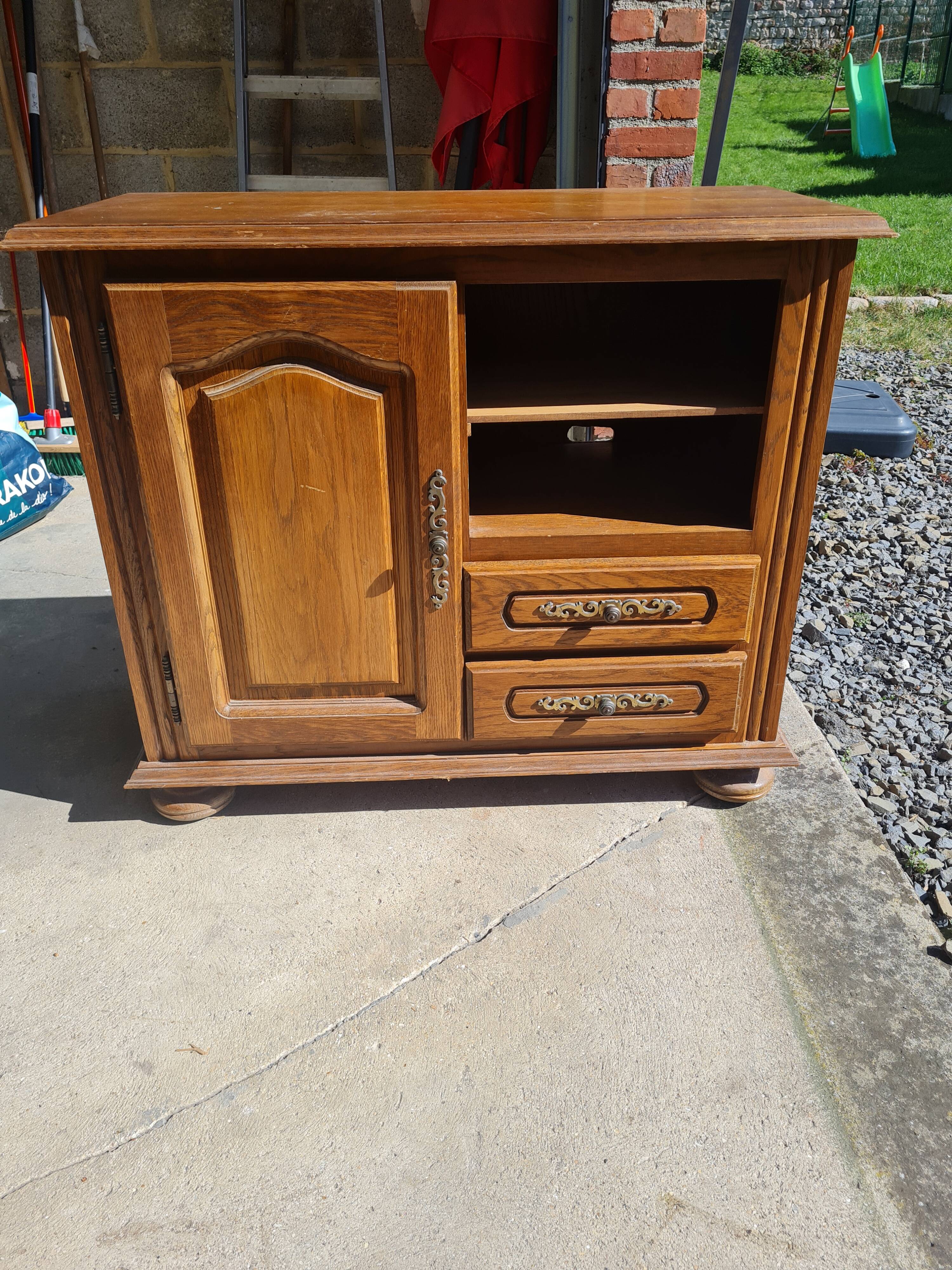 Reworked oak furniture